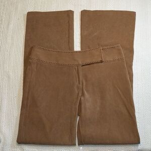 Exact‎ Change vintage faux suede flare pants